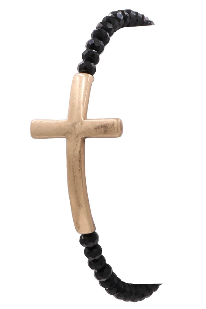 Focus on You Cross Stretch Bracelet