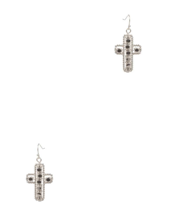 True Love Cross Earrings