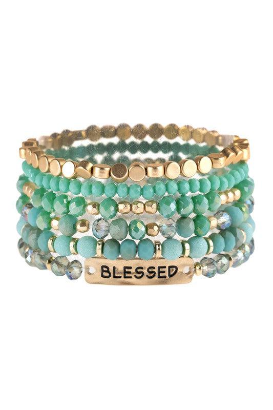 Count My Blessings Bracelet Stack