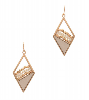 Step Into It Ivory Earrings
