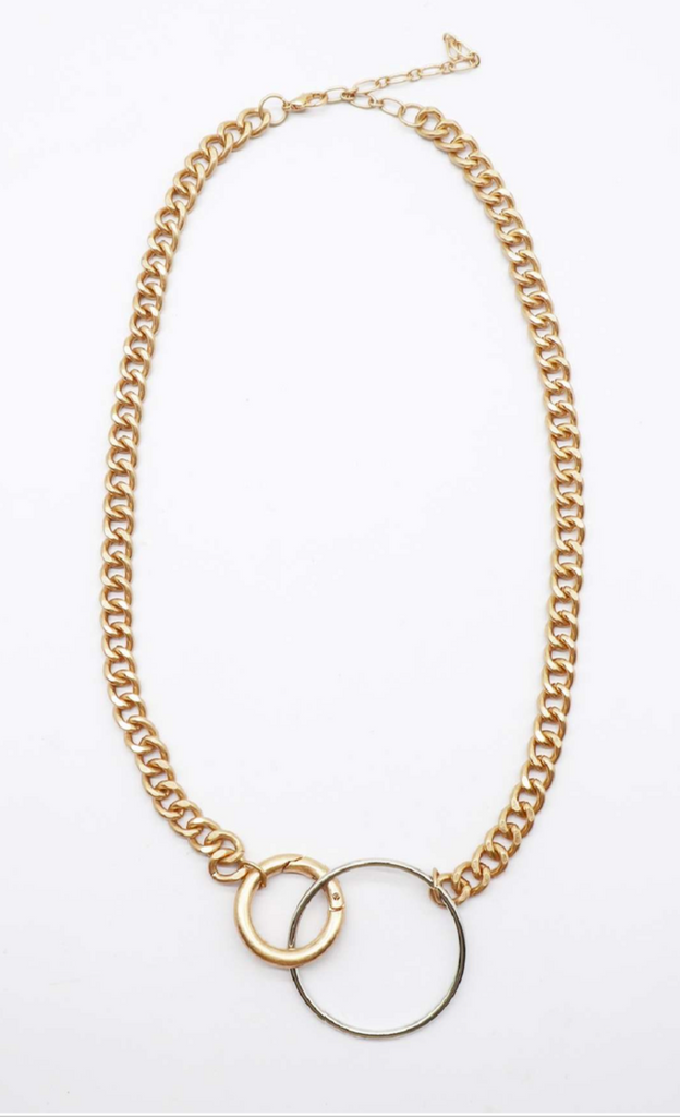 Rise Up Mixed Metal Necklace