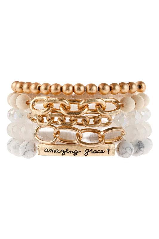 Angel in Disguise Bracelet Stack