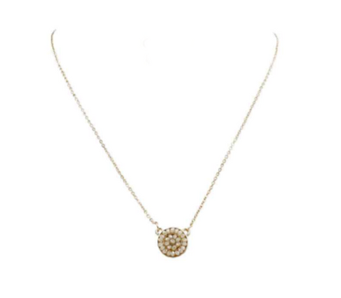 "901" Gold Tone Necklace