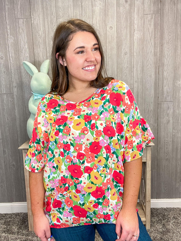 The Magic of Flowers Top