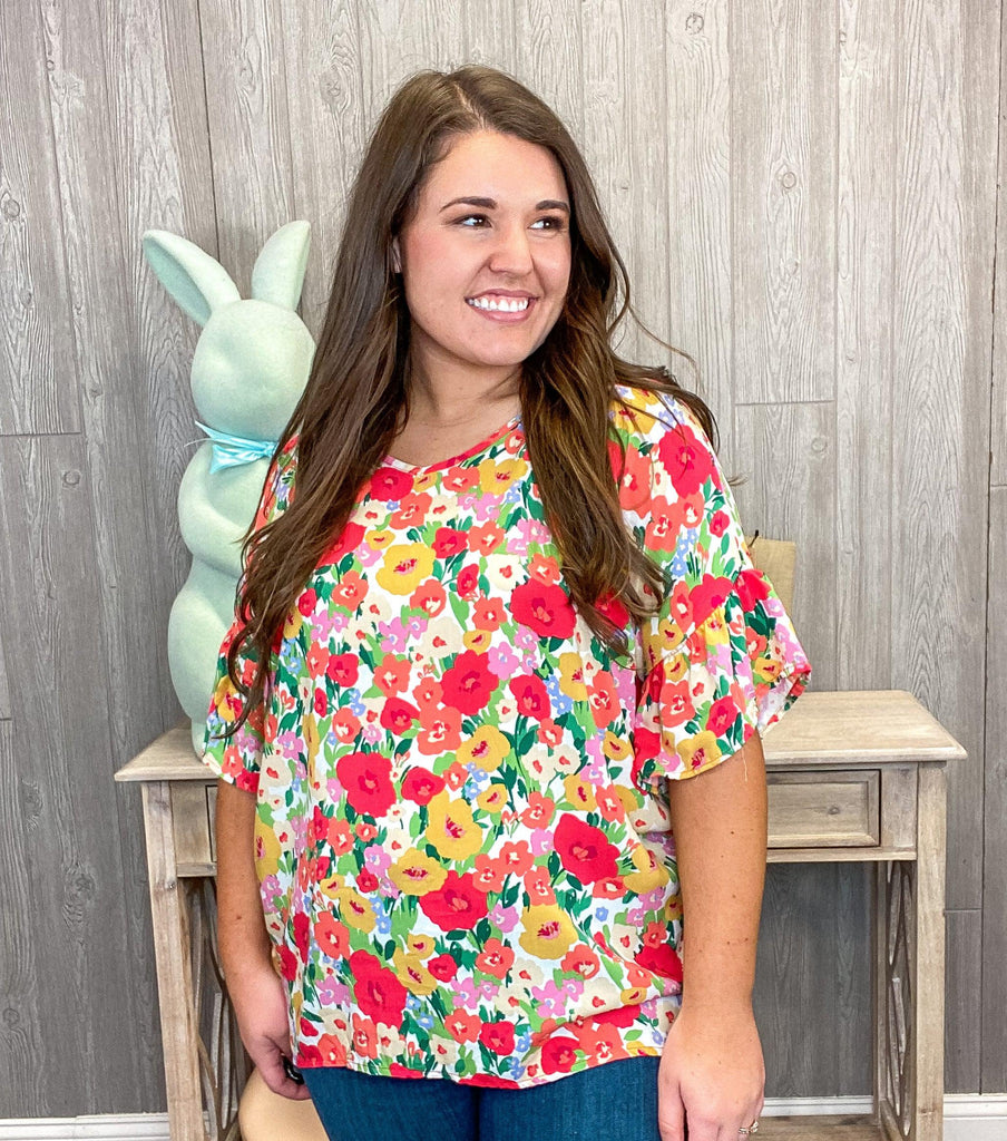 The Magic of Flowers Top