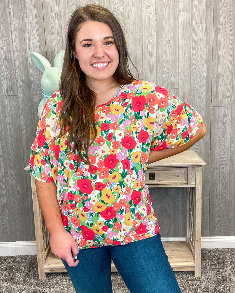 The Magic of Flowers Top