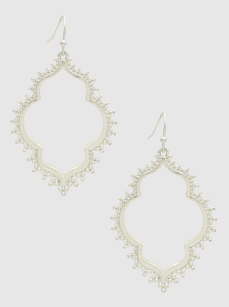 Made the Cut Silver Earrings