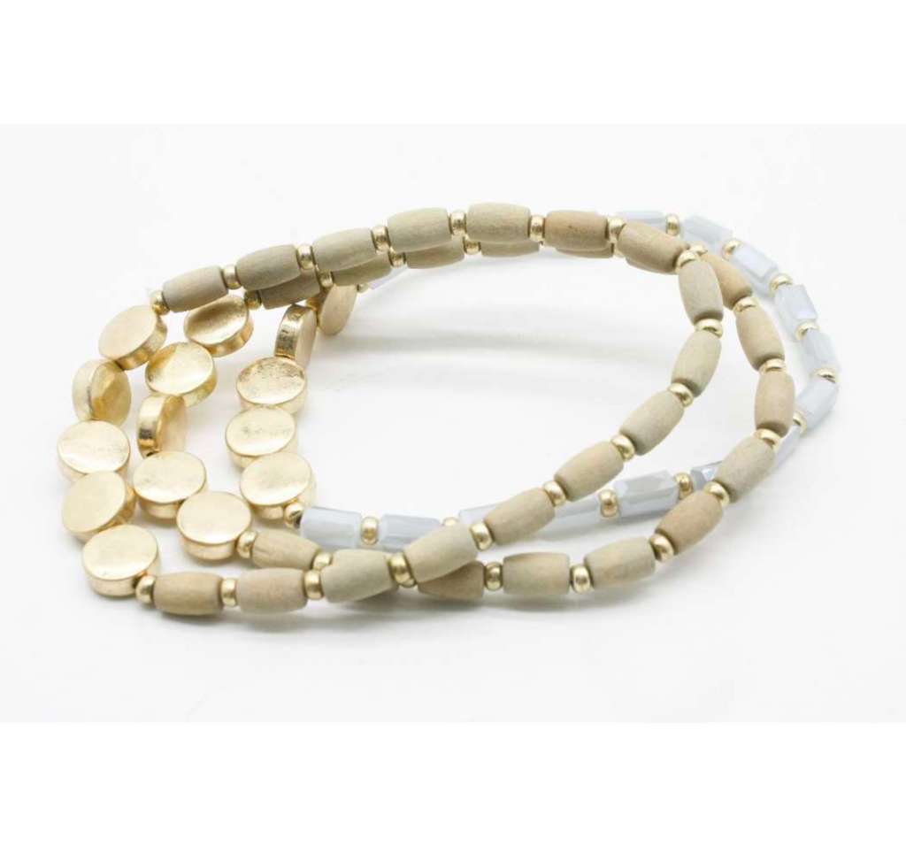 Never Let Go Bracelet Stack