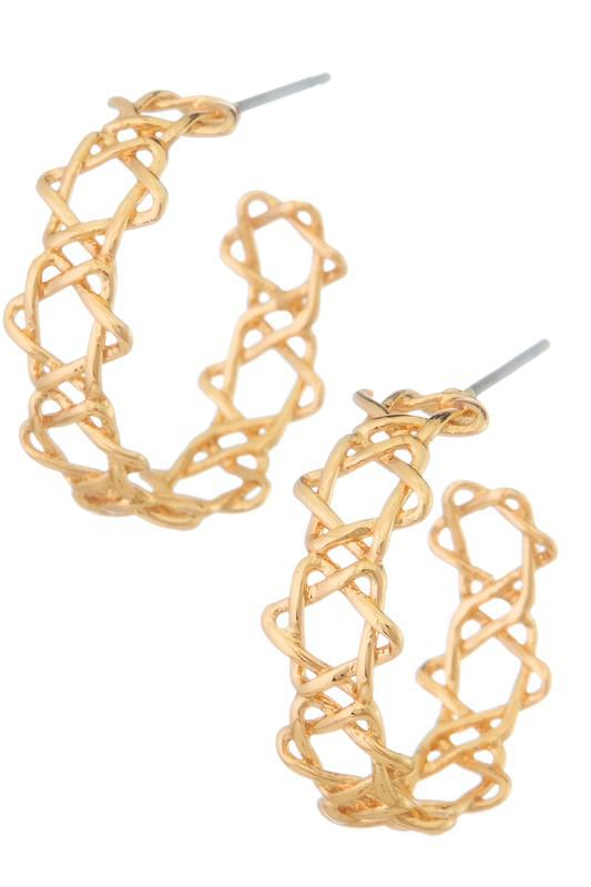 Starry Nights Hoop Earrings