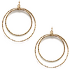 Make Up Your Mind Gold Tone Earrings