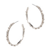Focus on the Feeling Silver Tone Earrings