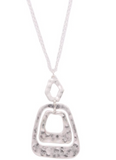 Remembering You Silver Tone Necklace