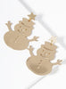 Snowman Earrings