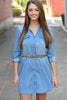 Stress Less Denim Tunic Dress