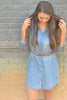 Stress Less Denim Tunic Dress