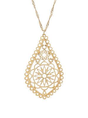 Remembering You Gold Tone Necklace