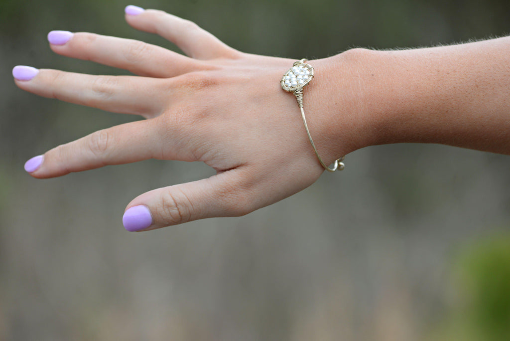 Pearl Cluster Bracelet