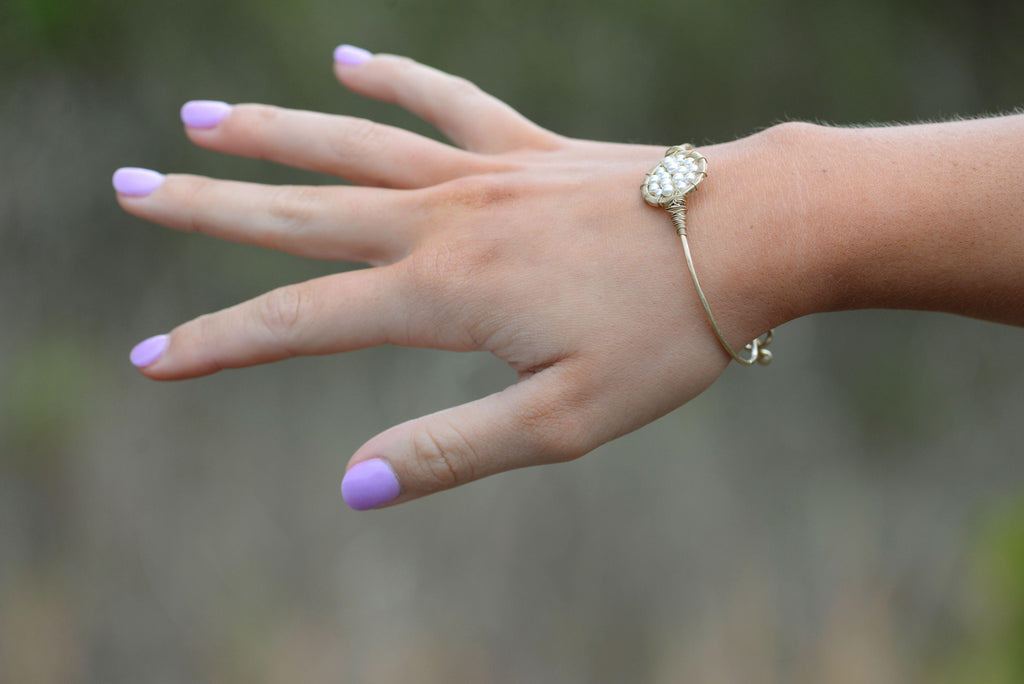 Pearl Cluster Bracelet
