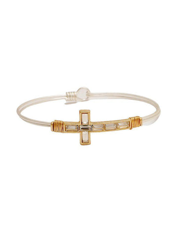 Deeper Love Cross Stretch Bracelet