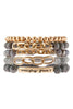 Heavenly Bliss Five Layer Bracelet Stack