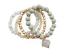 Never Lose My Love Bracelet Stack