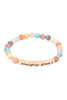 Pastel Beaded Amazing Grace Stretch Bracelet